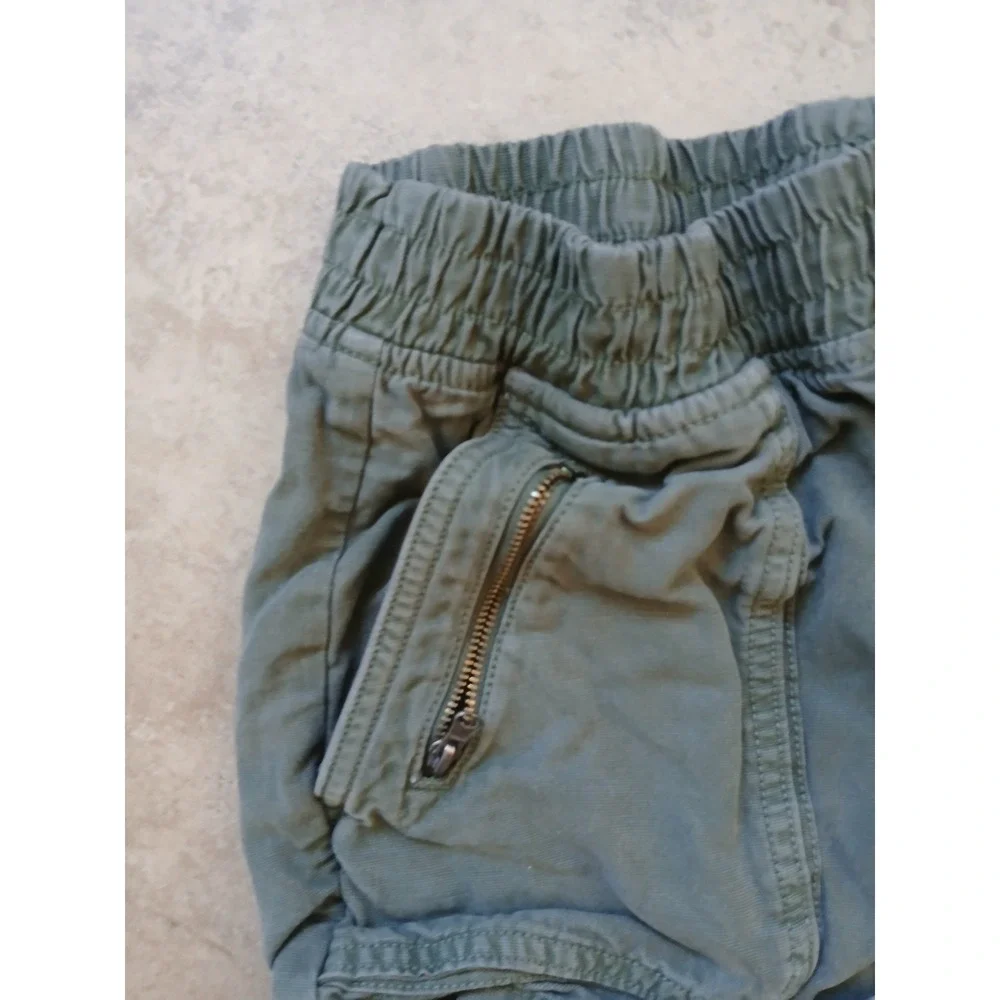 Aerie Womens Olive‎ Green Cargo Pocket  Shorts Size S
